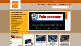 What Maniadekit.com.br website looked like in 2022 (2 years ago)