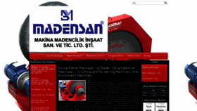 What Madensan.com website looked like in 2022 (2 years ago)