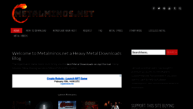 What Metalminos.net website looked like in 2022 (2 years ago)