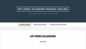 What Myheroacademia-manga.com website looked like in 2022 (2 years ago)