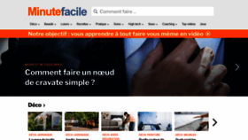 What Minutefacile.com website looked like in 2022 (2 years ago)