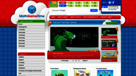 What Mathgametime.com website looked like in 2022 (2 years ago)