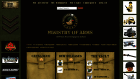 What Ministry-of-arms.com website looked like in 2022 (2 years ago)