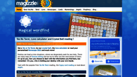 What Magizzle.com website looked like in 2022 (2 years ago)