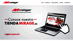 What Mirage.mx website looked like in 2022 (2 years ago)