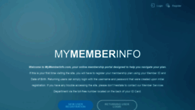 What Mymemberinfo.com website looked like in 2022 (2 years ago)