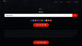 What Movi.nu website looked like in 2022 (2 years ago)