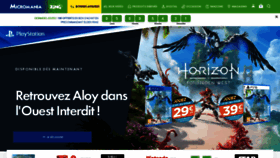 What Micromania.fr website looked like in 2022 (2 years ago)