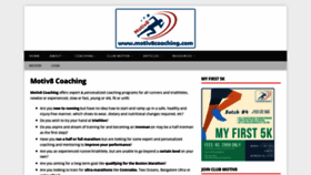 What Motiv8coaching.com website looked like in 2022 (2 years ago)