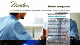 What Mordenimmigration.com website looked like in 2022 (2 years ago)