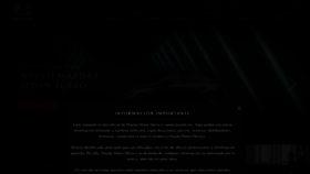 What Mazda.mx website looked like in 2022 (2 years ago)