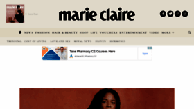 What Marieclaire.co.uk website looked like in 2022 (2 years ago)