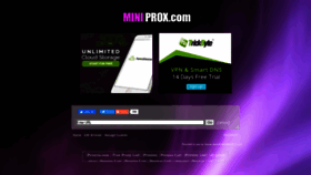 What Miniprox.com website looked like in 2022 (2 years ago)
