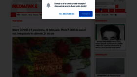 What Mediafax.ro website looked like in 2022 (2 years ago)