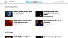 What Medicalnewstoday.com website looked like in 2022 (2 years ago)