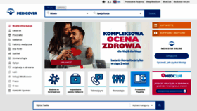 What Medicover.pl website looked like in 2022 (3 years ago)