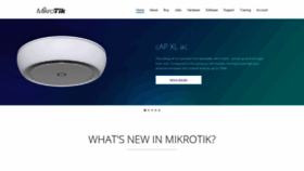 What Mikrotik.com website looked like in 2022 (2 years ago)