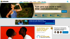 What Minhavida.com.br website looked like in 2022 (2 years ago)