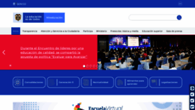 What Mineducacion.gov.co website looked like in 2022 (2 years ago)