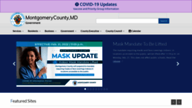 What Montgomerycountymd.gov website looked like in 2022 (4 years ago)
