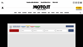 What Moto.it website looked like in 2022 (2 years ago)