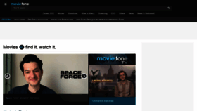 What Moviefone.com website looked like in 2022 (2 years ago)