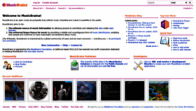What Musicbrainz.org website looked like in 2022 (2 years ago)