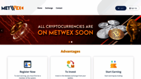 What Metwex.io website looked like in 2022 (2 years ago)