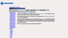 What Multitran.ru website looked like in 2022 (2 years ago)