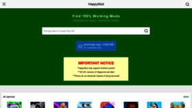 What M.happymod.com website looked like in 2022 (2 years ago)