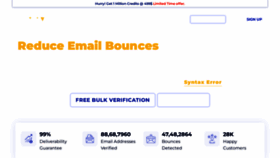 What Myemailverifier.com website looked like in 2022 (2 years ago)