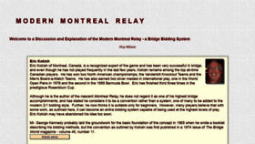 What Montrealrelay.com website looked like in 2022 (2 years ago)