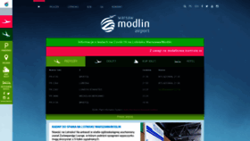 What Modlinairport.pl website looked like in 2022 (2 years ago)