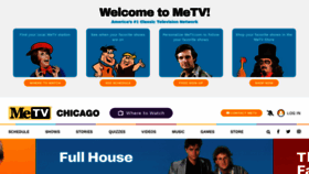 What Metv.com website looked like in 2022 (2 years ago)