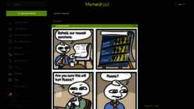 What Memedroid.com website looked like in 2022 (2 years ago)