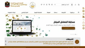 What Moccae.gov.ae website looked like in 2022 (3 years ago)