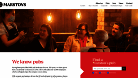What Marstonspubs.co.uk website looked like in 2022 (2 years ago)