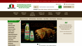 What Mexgrocer.com website looked like in 2022 (2 years ago)