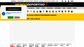 What Mundodeportivo.com website looked like in 2022 (2 years ago)