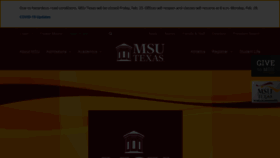 What Msutexas.edu website looked like in 2022 (3 years ago)