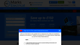 What Markselectrical.co.uk website looked like in 2022 (2 years ago)