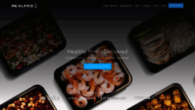 What Mealpro.net website looked like in 2022 (2 years ago)