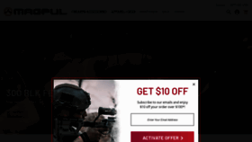 What Magpul.com website looked like in 2022 (2 years ago)