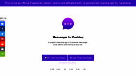 What Messengerfordesktop.com website looked like in 2022 (2 years ago)
