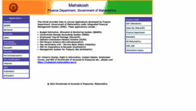 What Mahakosh.gov.in website looked like in 2022 (2 years ago)