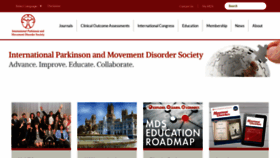 What Movementdisorders.org website looked like in 2022 (2 years ago)
