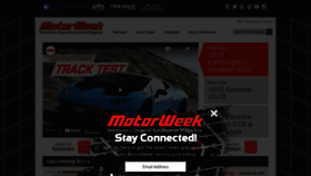 What Motorweek.org website looked like in 2022 (2 years ago)