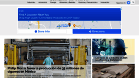 What Manufactura.mx website looked like in 2022 (2 years ago)