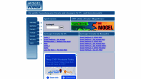 What Mogelpower.de website looked like in 2022 (2 years ago)