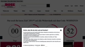 What Moebel-boss.de website looked like in 2022 (2 years ago)